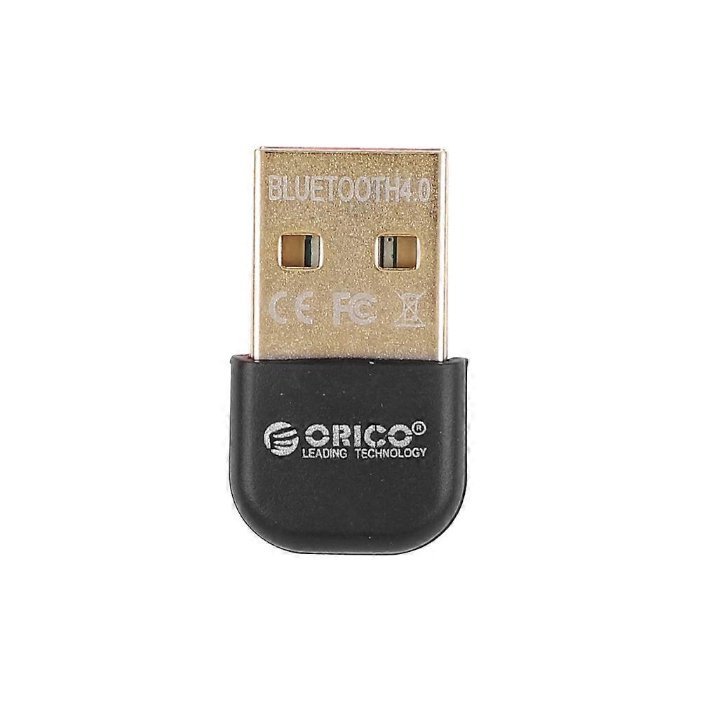 Adaptateur USB Bluetooth 3 Mbps plaqué or double puce BTA-403 CSR8510 pour téléphone portable et tablette (noir)