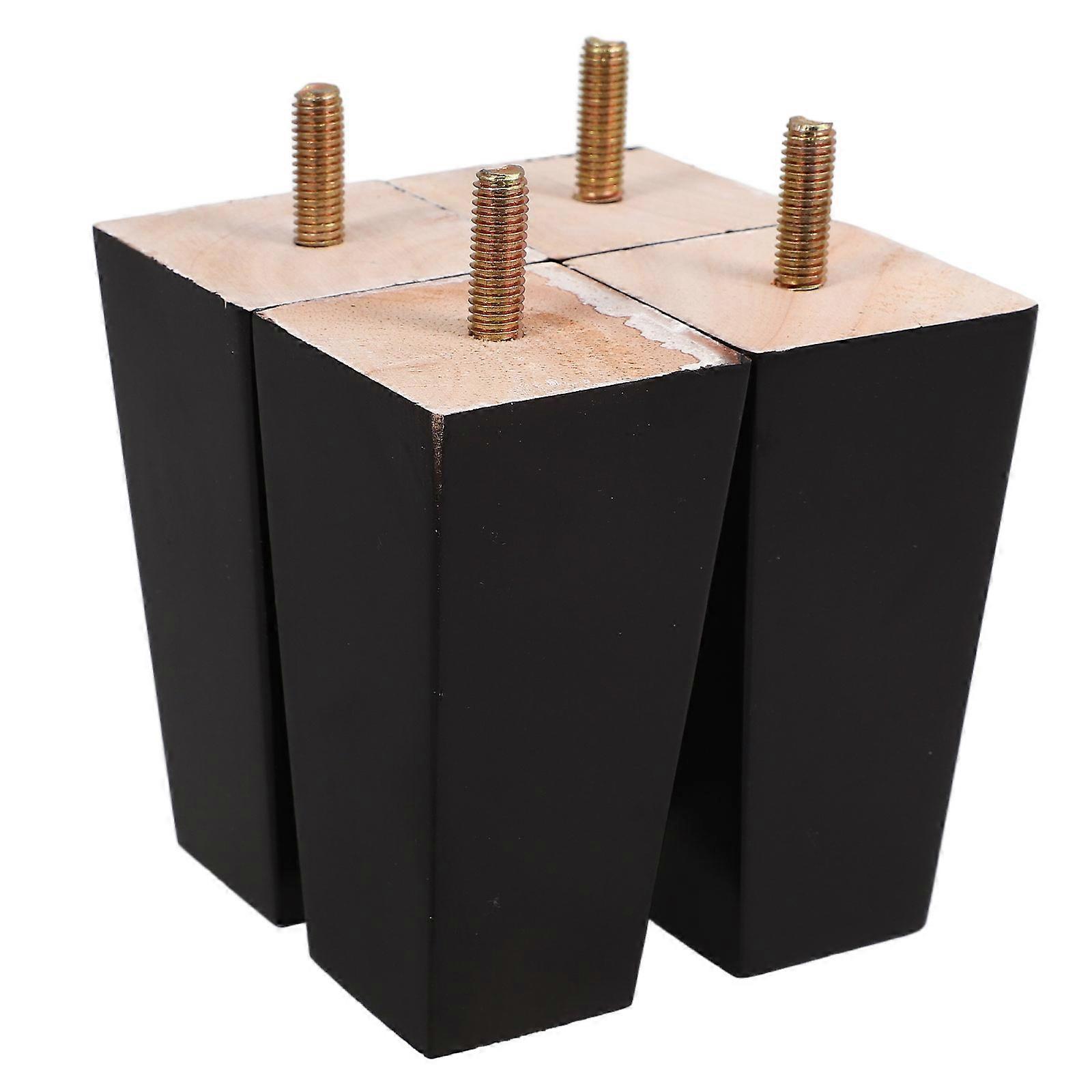 4pcs Solid Furniture Legs Replacement for Sofa, Couch, Coffee Table & Dresser – Durable, Ergonomic Design for Easy Installation and Enhanced Stability