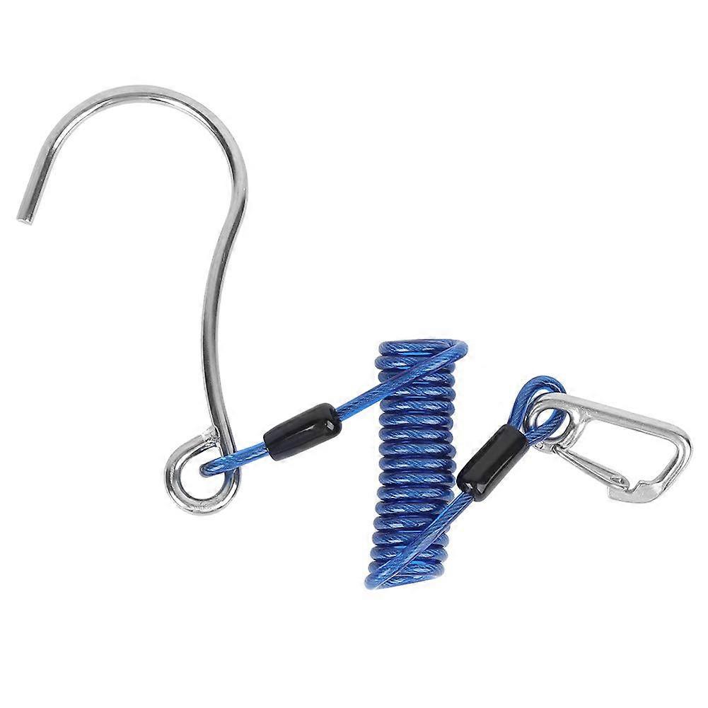 Stainless Steel Diving Hook Blue, Lost-Proof Drift Hook, Compact Lightweight Hook For Diving Accessories