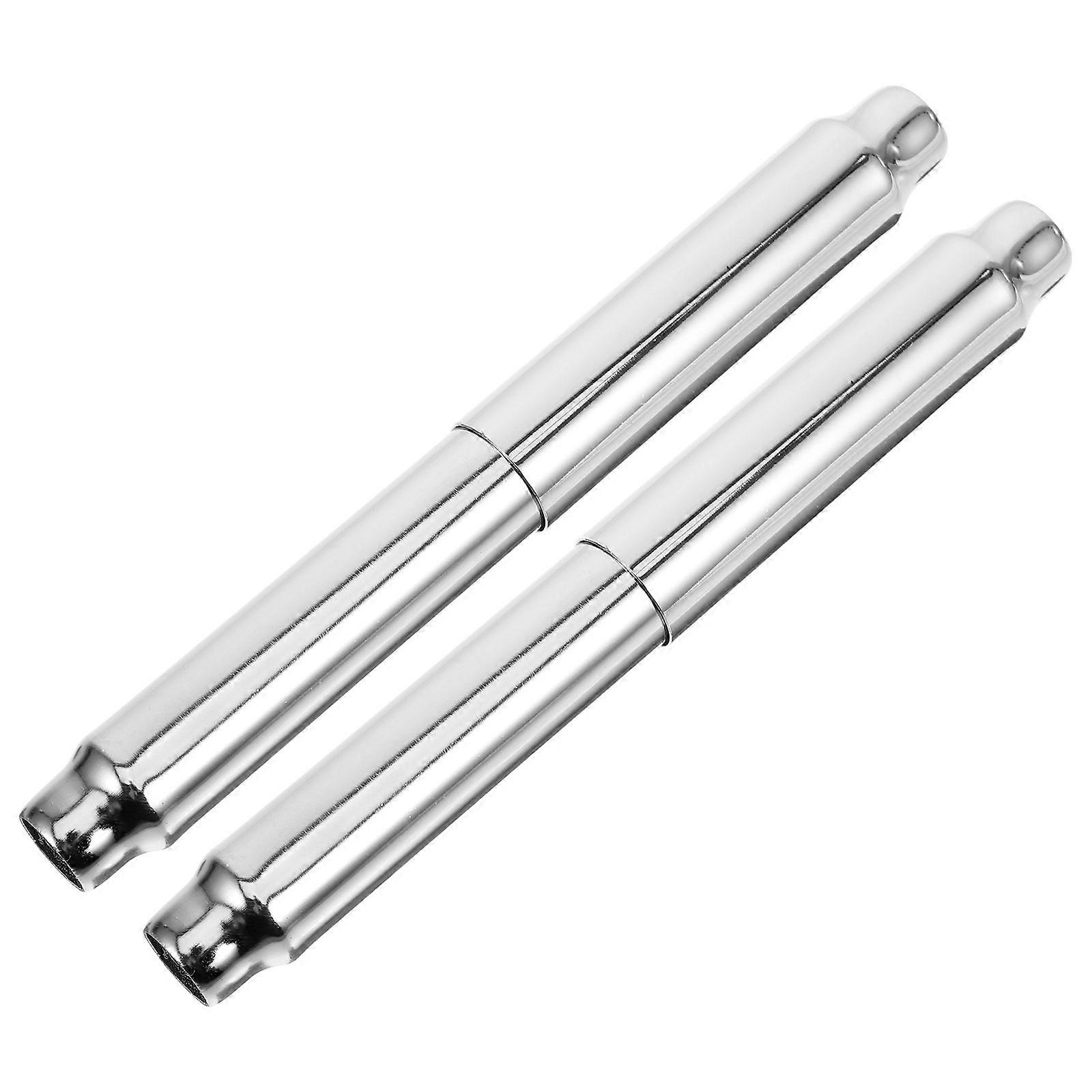 Toilettenpapierhalter Federstab Silber Heimgebrauch Einfache Installation 1Set