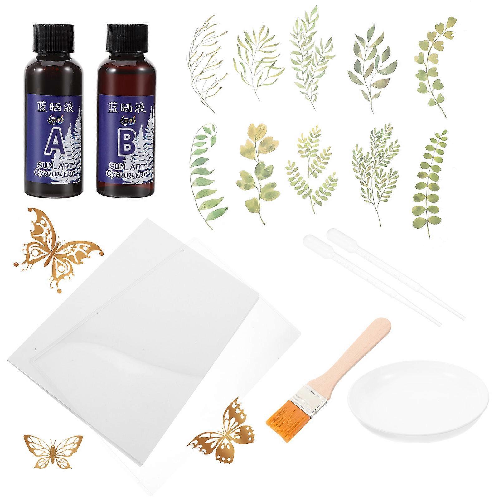 Cyanotype Printing Supply Kit Printmaking Supplies Photography Enthusiasts 1Set