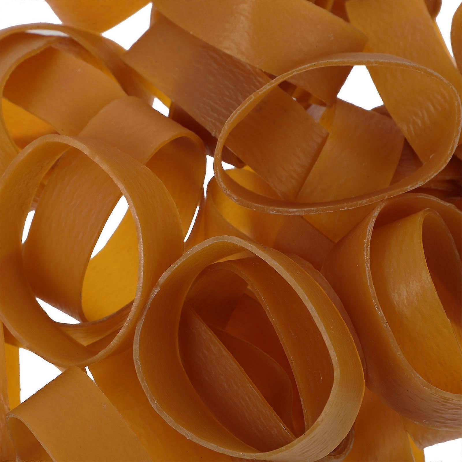 Elastic Binding Rubber Bands Assorted Color 5X2CM Not Easy to Break Daily Use Items 1Set