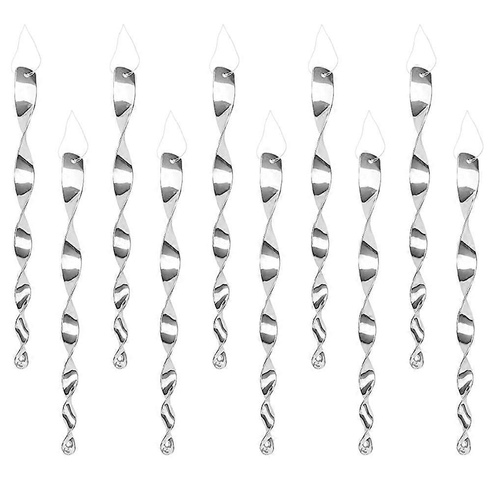 Reflective Bird Scarer, Pack of 16, Reflective Wind Spiral for Balcony Garden