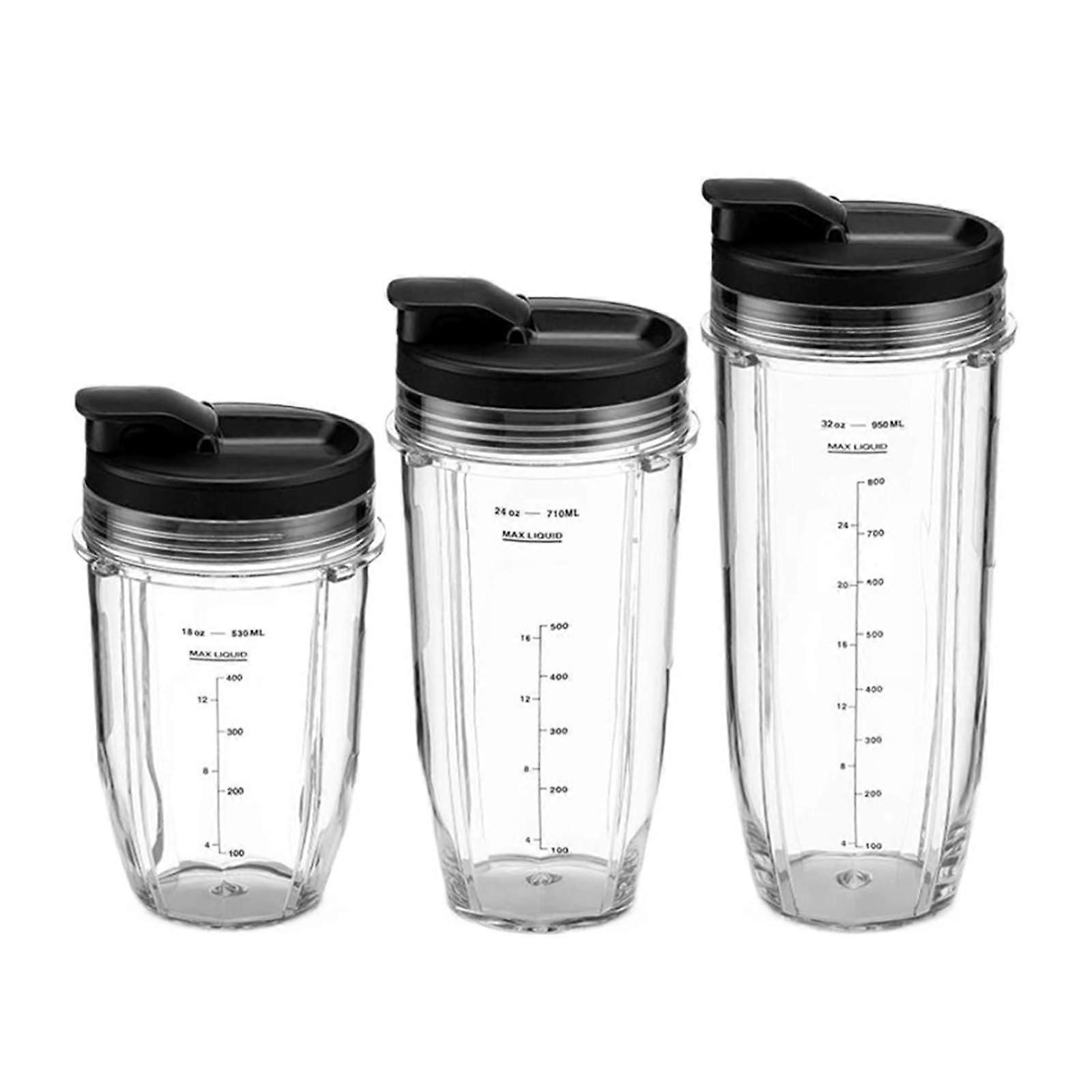 Blender Cup Compatible with Nutri Ninja BL480 BL490 BL640 BL680 Auto IQ Series, Mixer Accessories, Replacement Parts