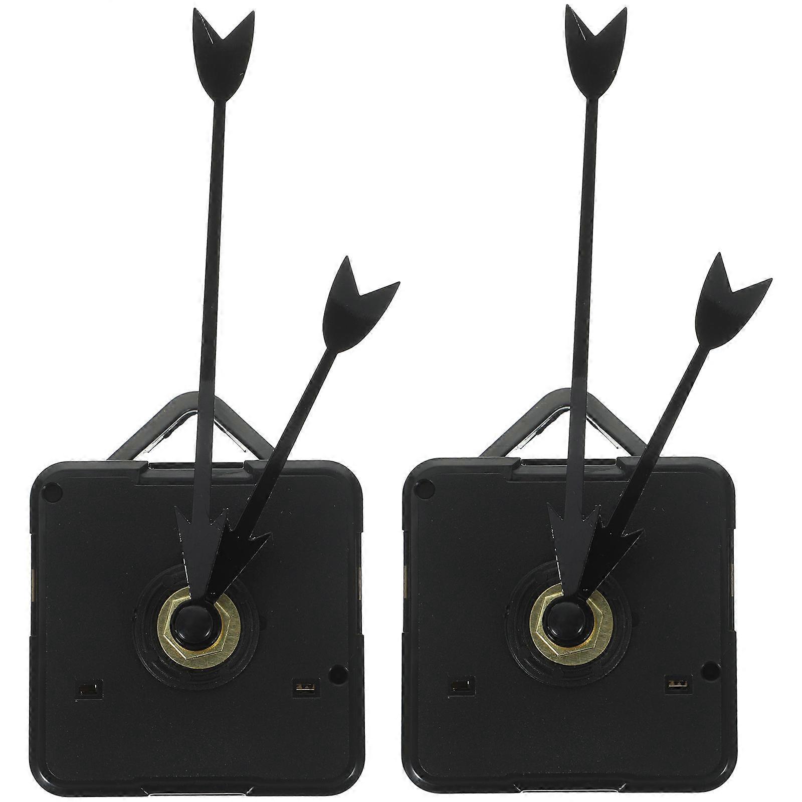 Clock Mechanism Repair Parts Replacement Repair Clock Movements High-torque Silent Operation For Home Decoration 2Sets