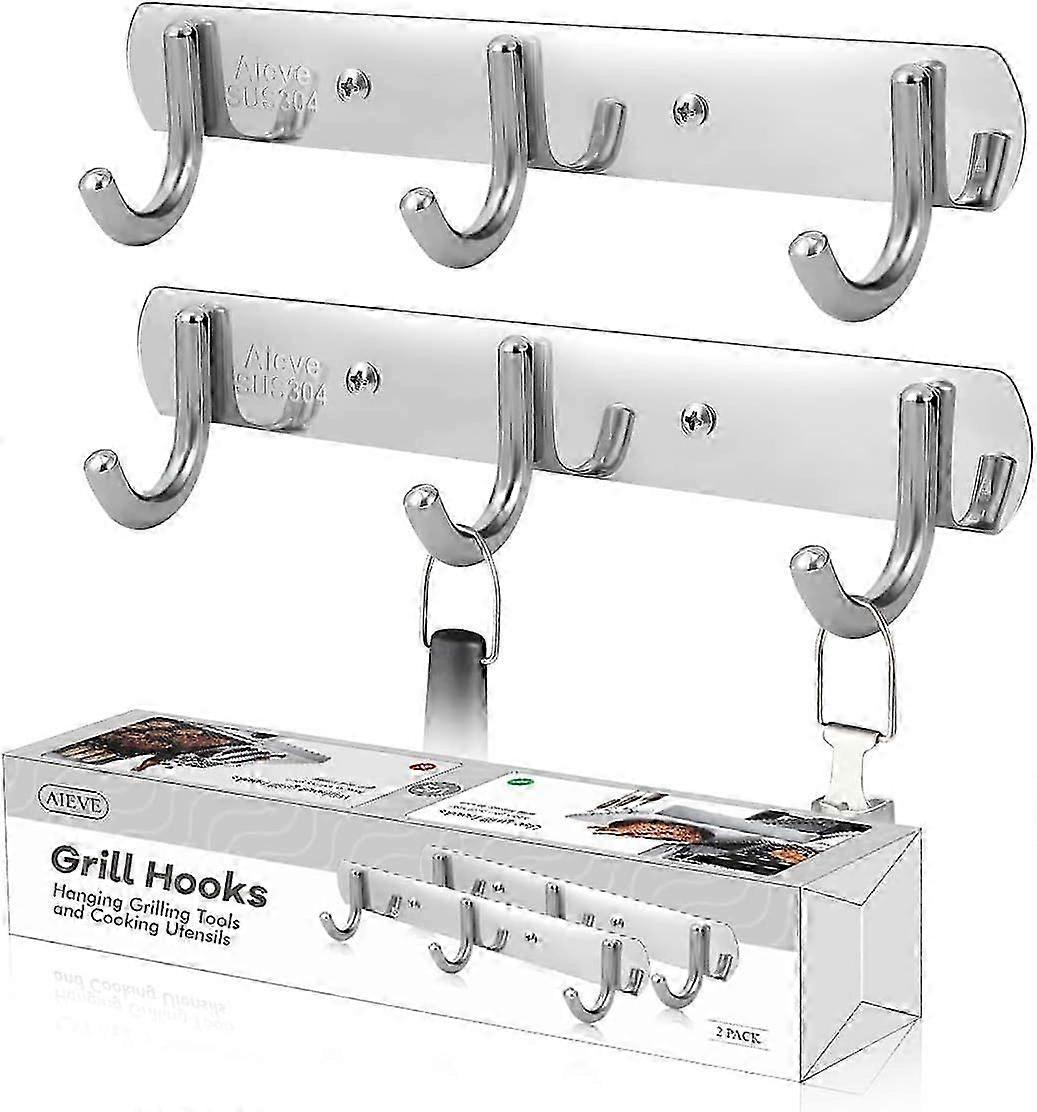 Grillinator BBQ Tool Rack and Accessories Hanger