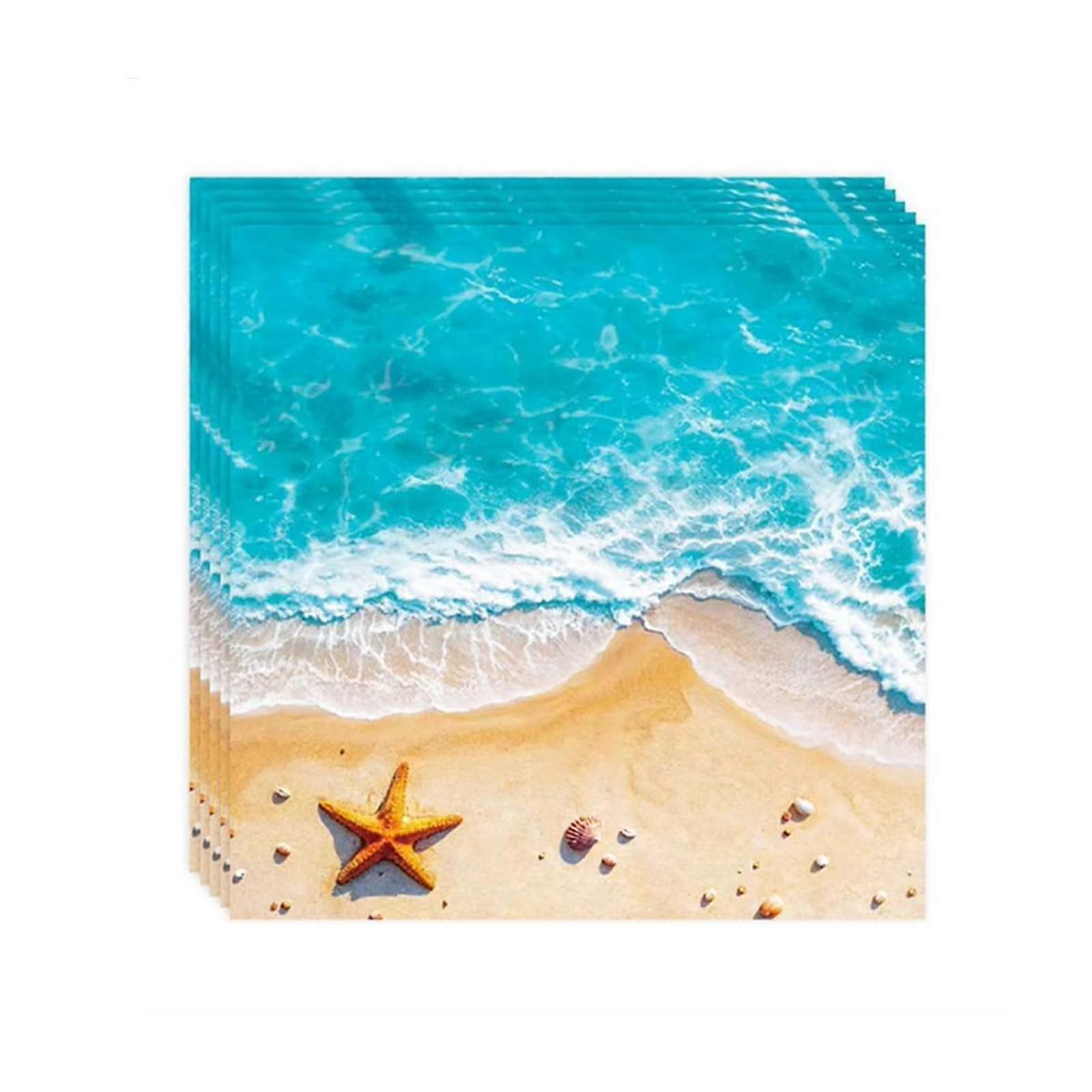 Starfish Birthday Napk, 33x33cm Beach Sea Prints, Table Decoration