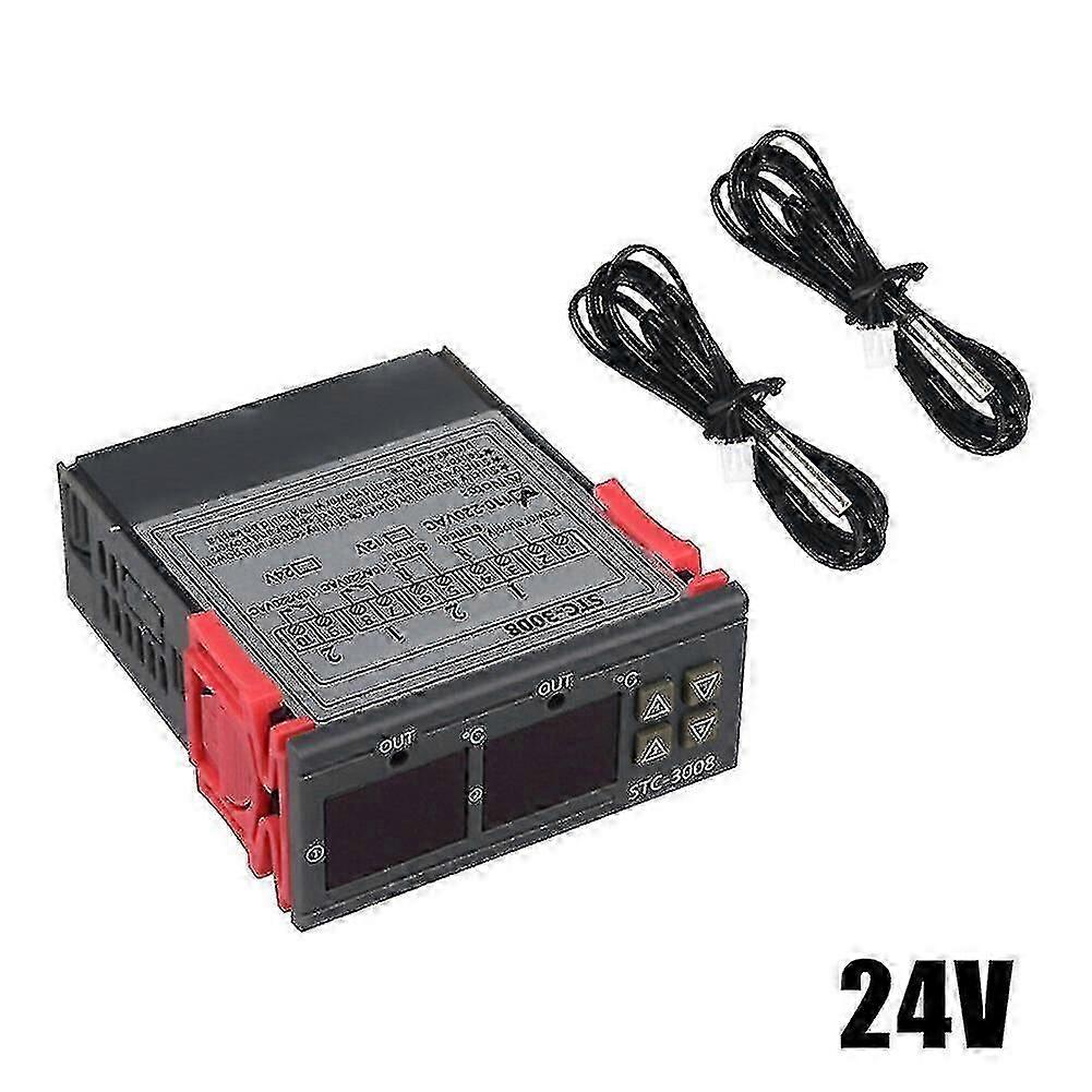 Stc-3008 Dual Digital Temperaturregler Doppelter NTC-Sensor 12/24/2