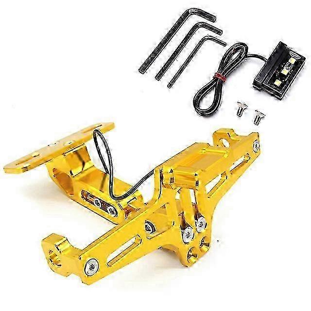 Universal Motorcycle Rear Modified License Plate Mount Holder Frame with Lamp for Various Brands