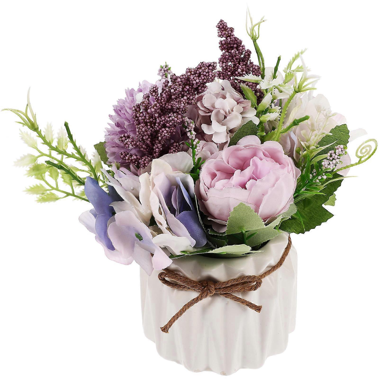 Realistic Artificial Flowers Artificial Plant Room Style Multi Cloth present Elegant Shape 1Pack