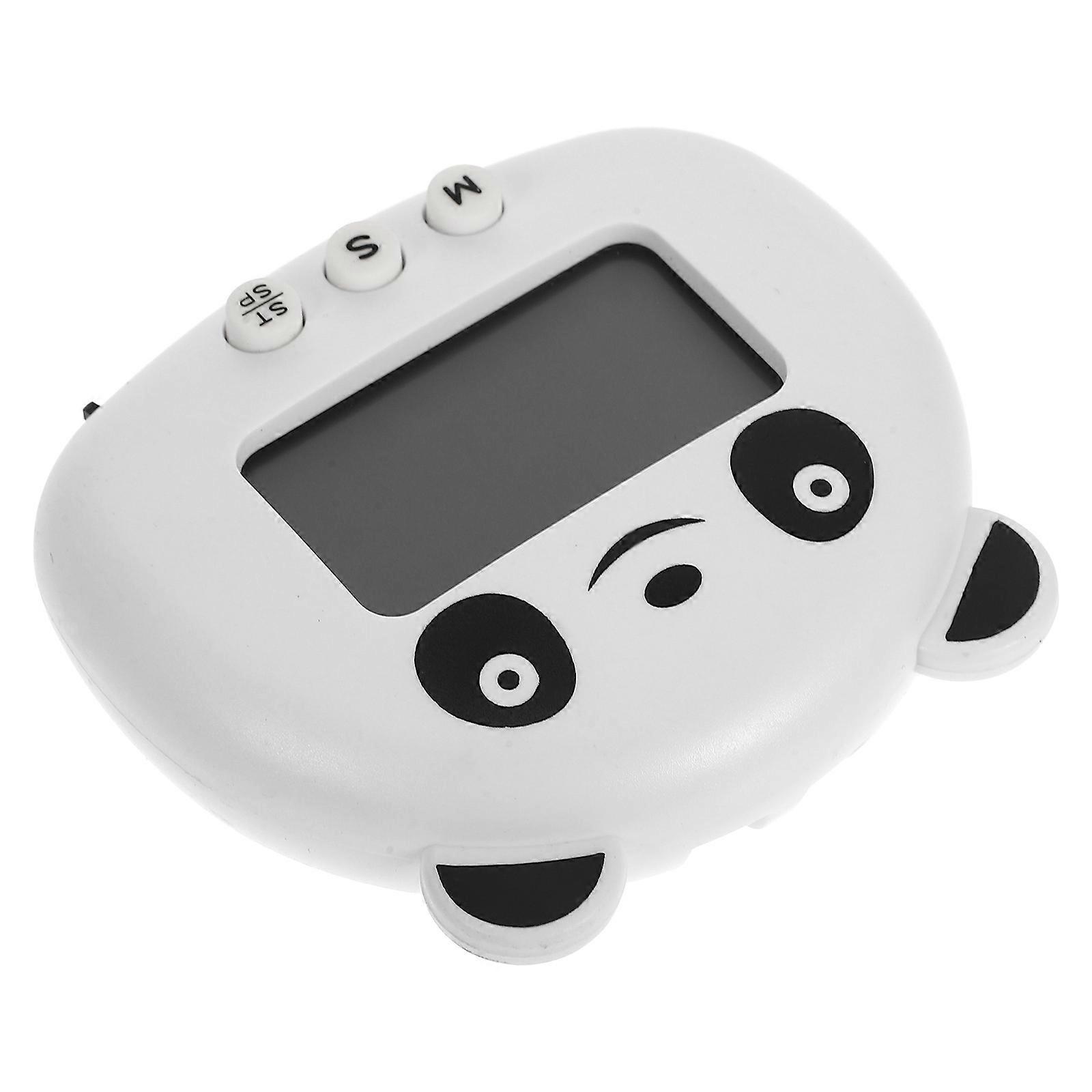 Countdown Timer Digital Cooking Timer Cute Panda Alarm Clock for Kitchen Baking Sport Game 9.00X8.00X2.50CM Rectangular Design 1Set