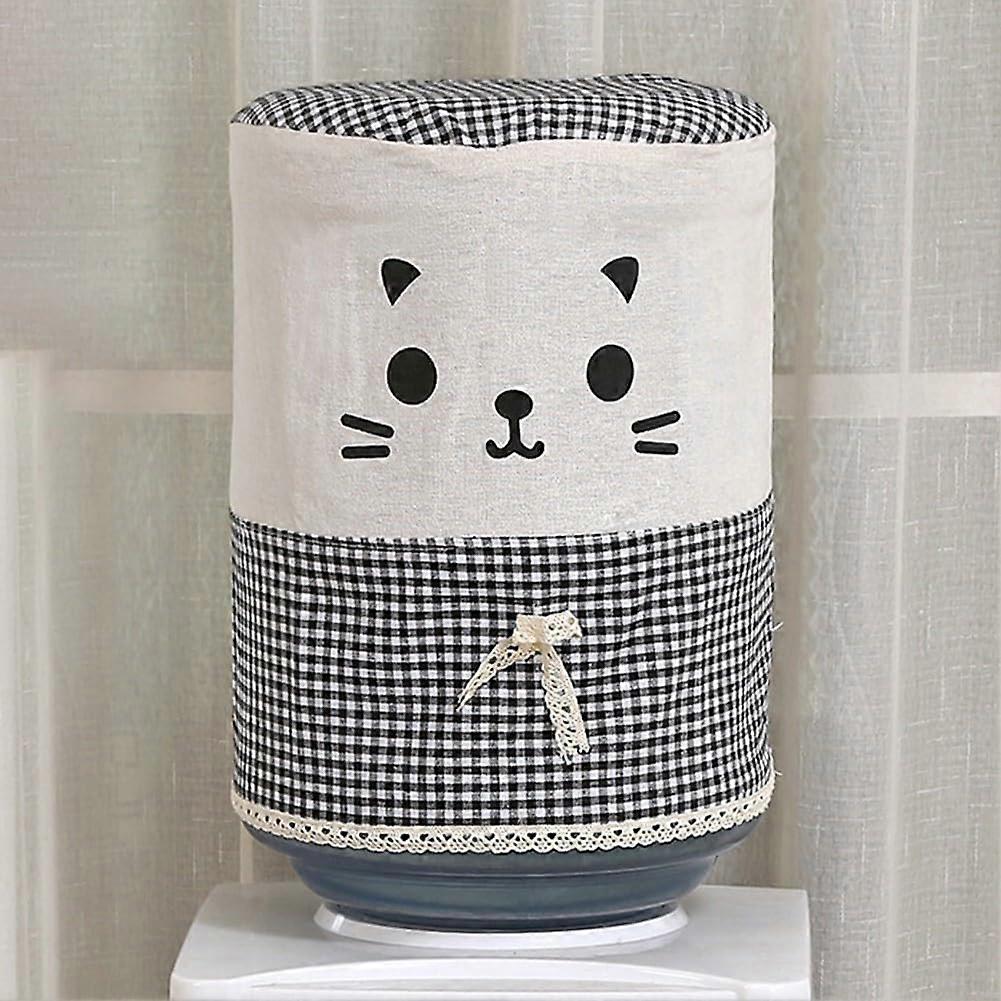 Water Dispenser Cover Cat Pattern Black For Everyday Use