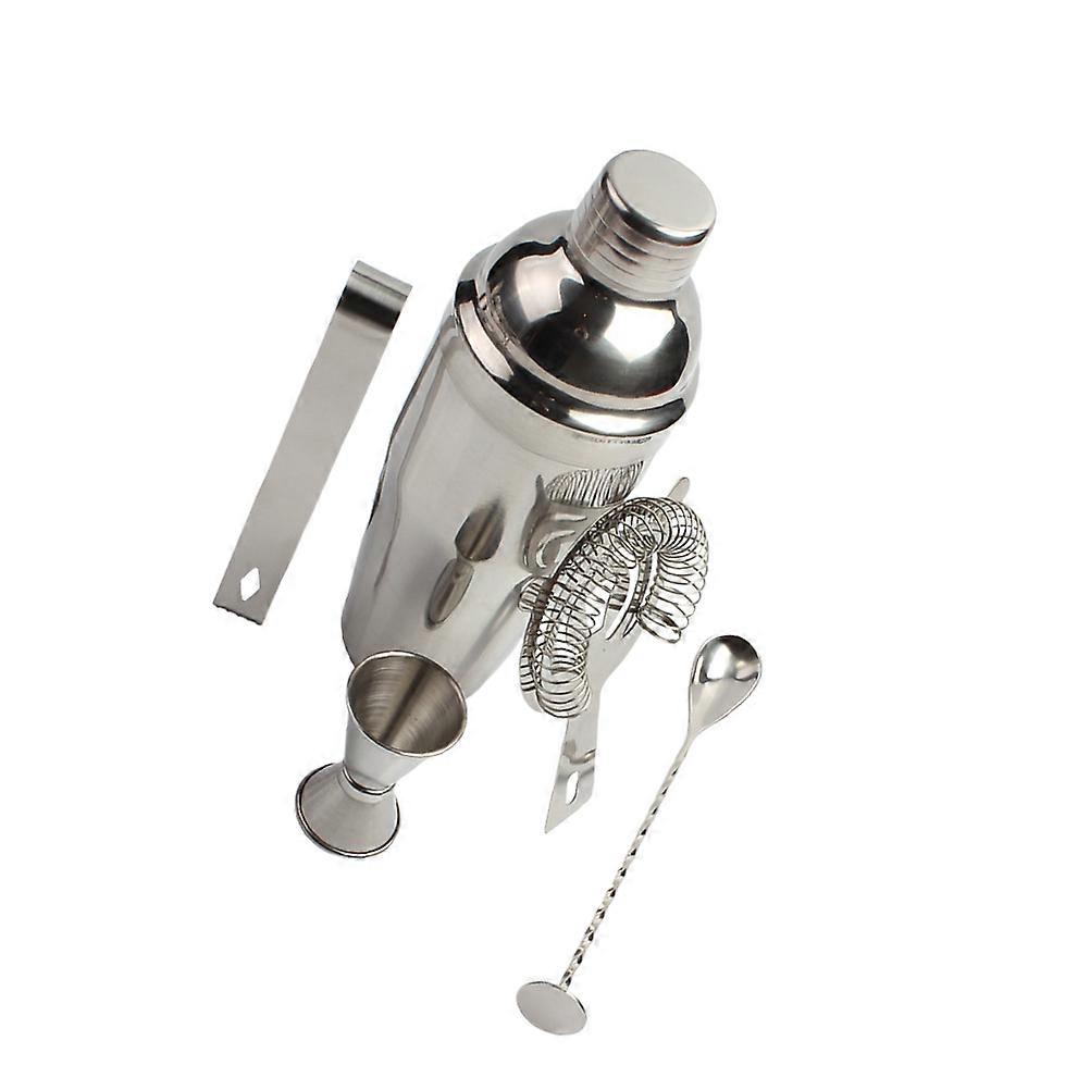 Beverage Maker Bartender Tools Kit Stainless Steel Cocktail Shaker Drink Mixer For 1Set
