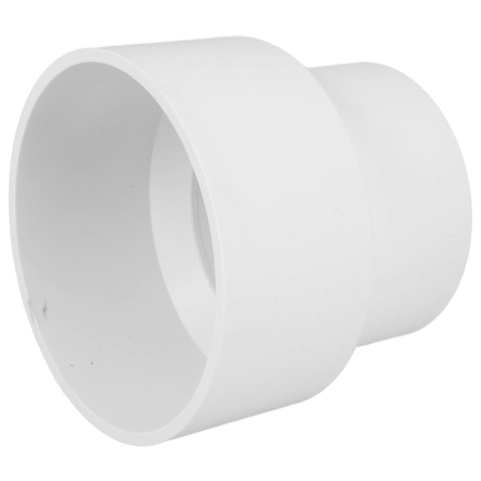 Pvc Fitting Pipe Connector Cylindrical Industrial Use Beige 6.8×6.8×6.2in Connecting Pipes 1Pack