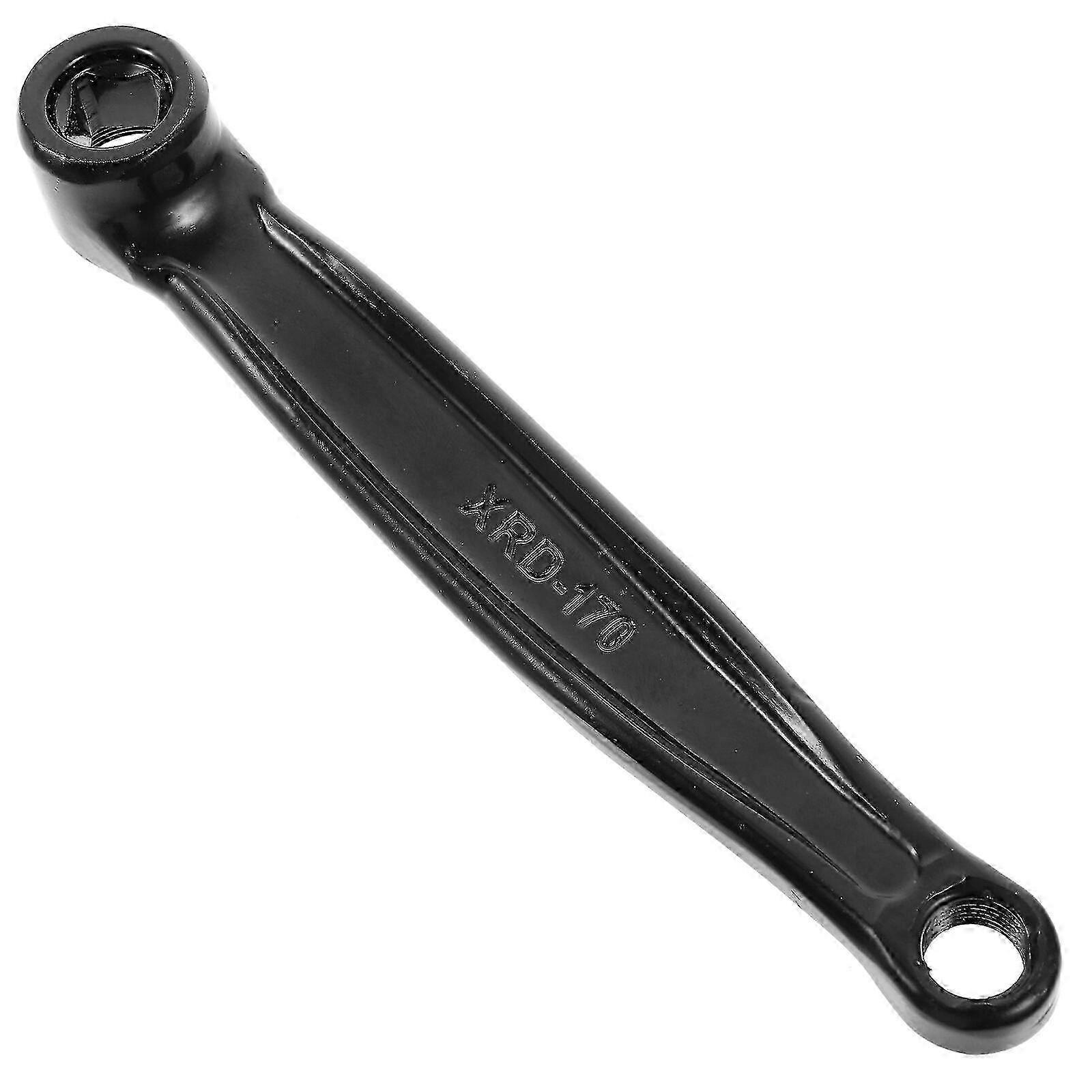 170mm Black Steel Iron Left Crank Arm With Prismatic Hole Random Style