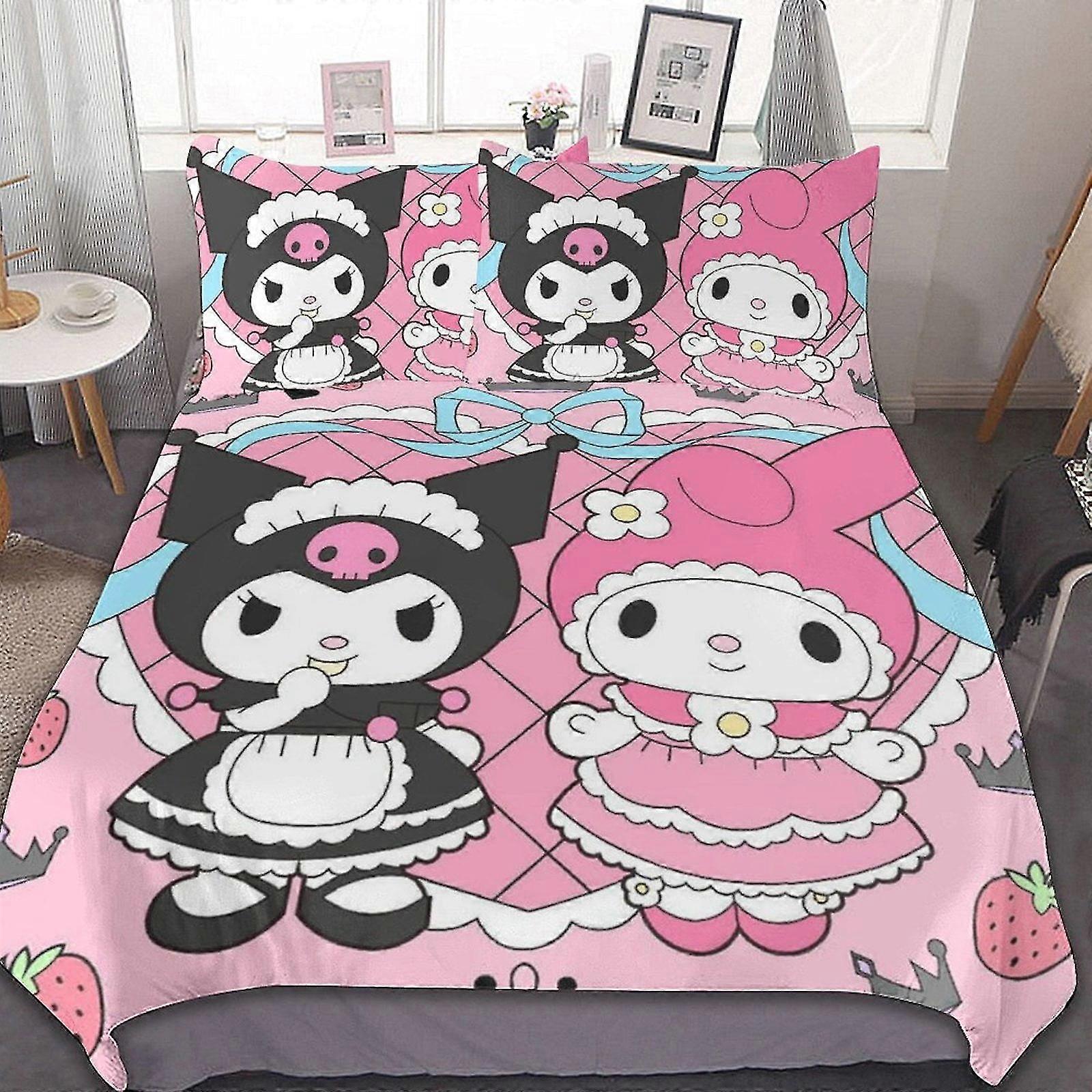 3 Pcs Bed Sheets Set with Breathable Duvet Cover and 2 Pillow Shams - Soft All Seasons Bedding Set Suitable for Certain Brands