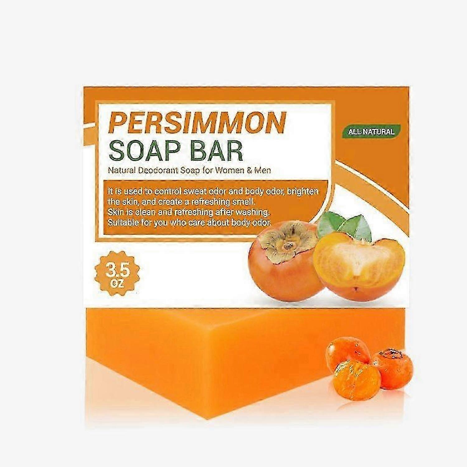 Persimmon Soap Bar for Effective Body Odour Control - Natural & Purifying