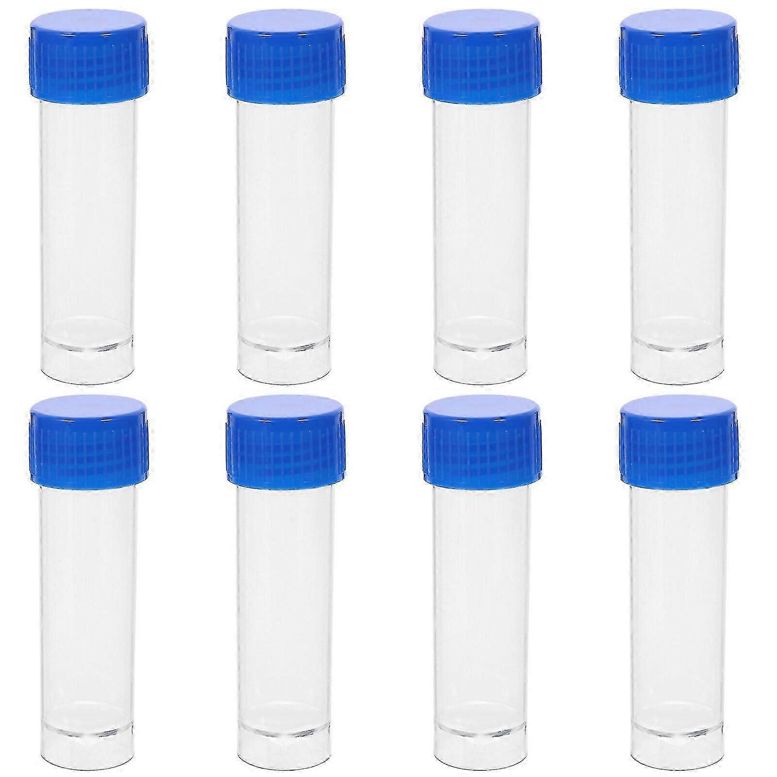 10 Pcs Practical Plastic Specimen Cup Urine Container 25-30ml Without Label Laboratory Medical Use