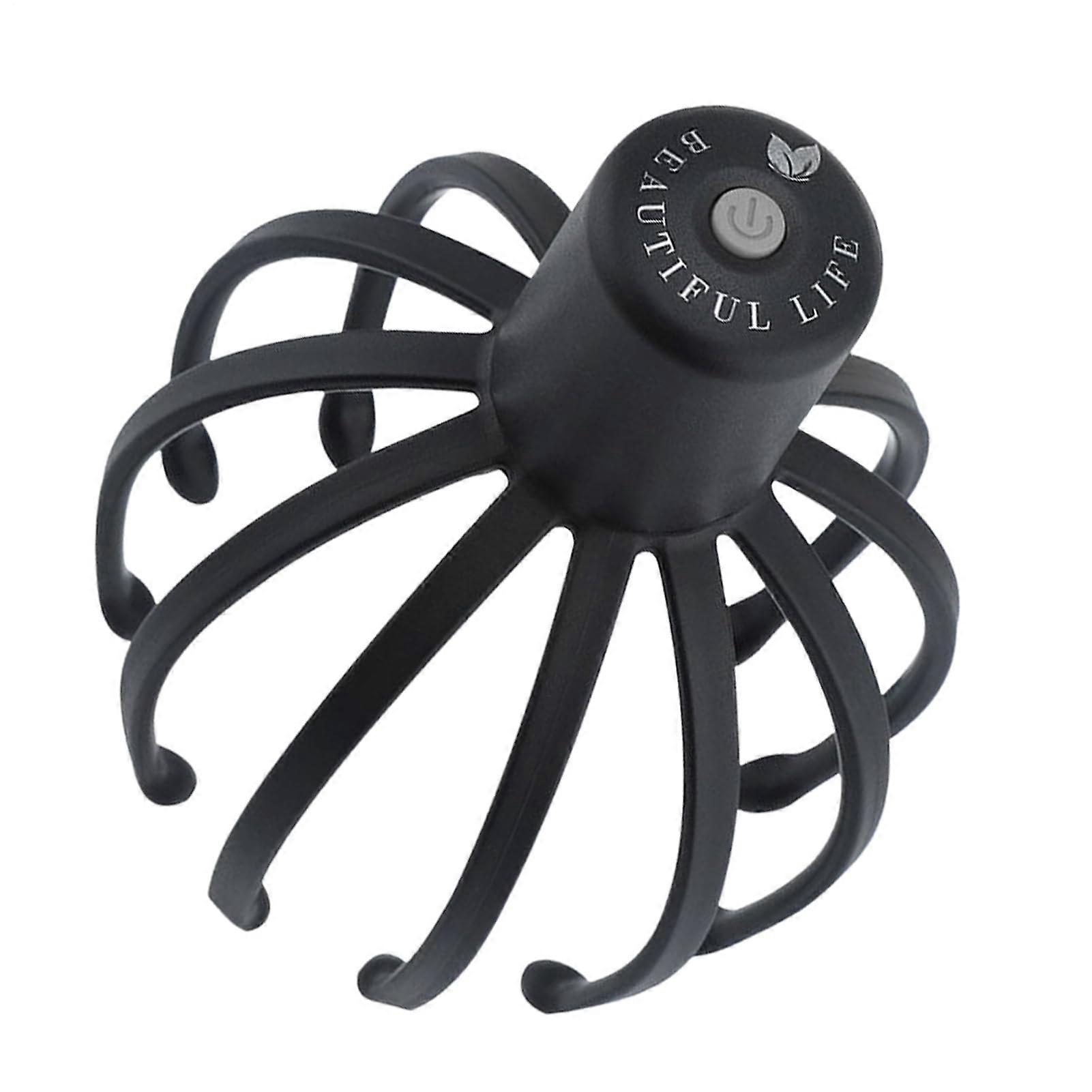Octopus Electric Head Massage, Scalp Electric Massage, Scalp Massage Tool with Squid Head, Wireless Head Scraper with 3 Modes, Tools