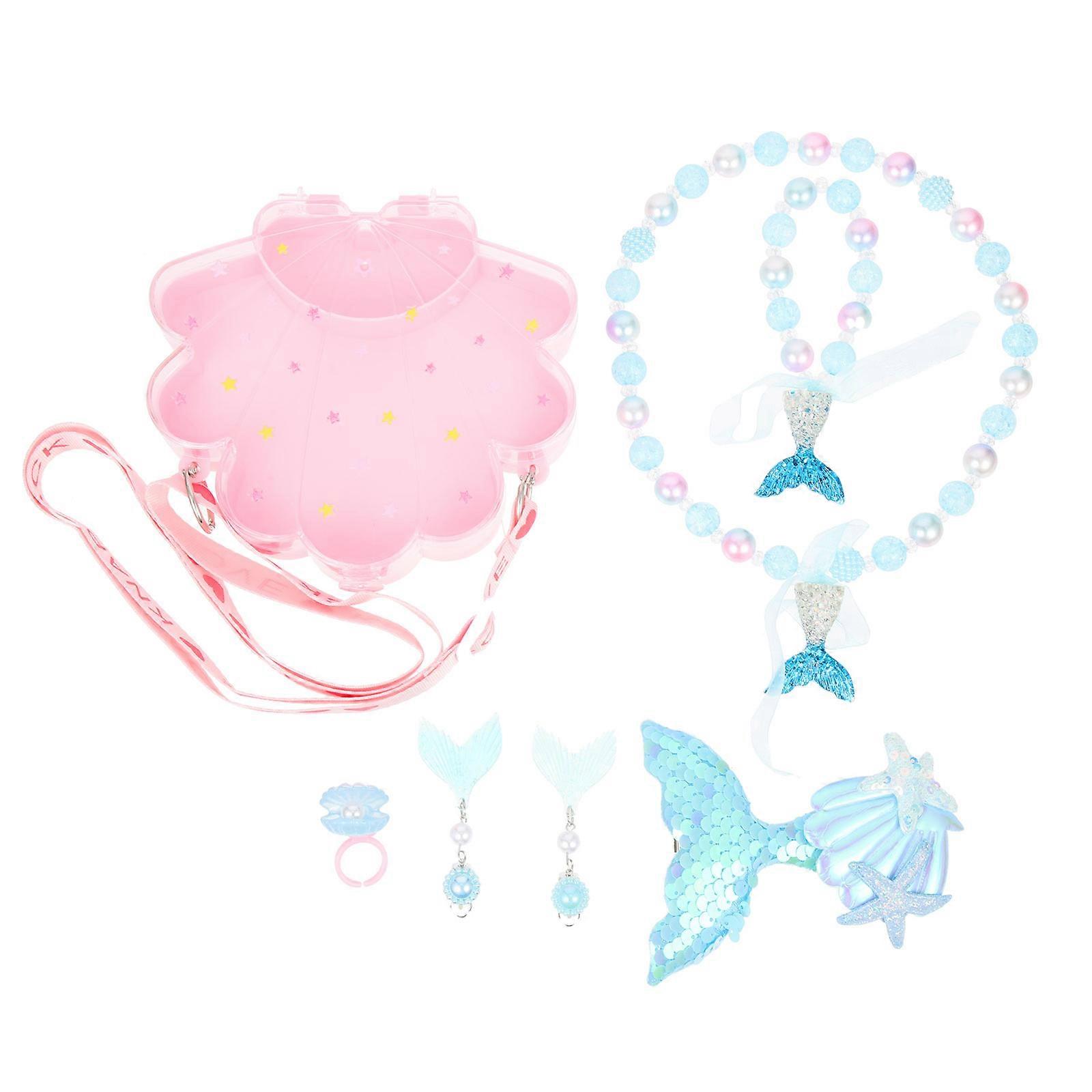 Jewellery Set For Girls Children Elegant Style Dancing Parties 11X9X1.8CM 1Set