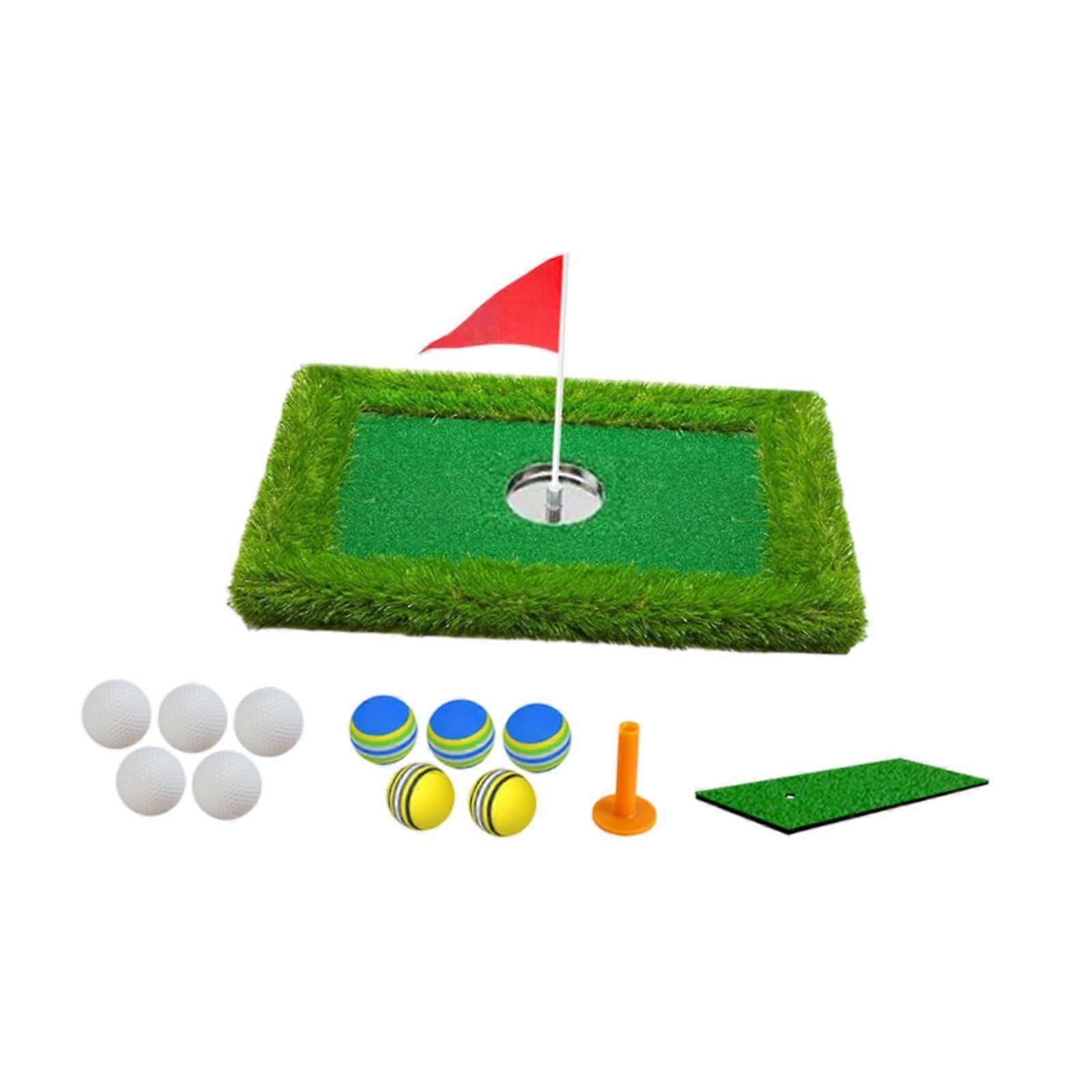 Pool Float Golf Green Putting Mat Chipping Training Practice Mat For Garden Outdoor Use Golf Gift 1 Set