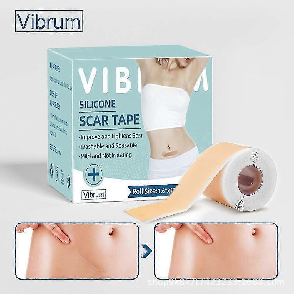 Silicone Scar Tape, Medical Grade Silicone Scar Sheets, Reusable Scar Patch for Cesarean Section & Burn Scars, Scar Improved for Healing and Appearanc