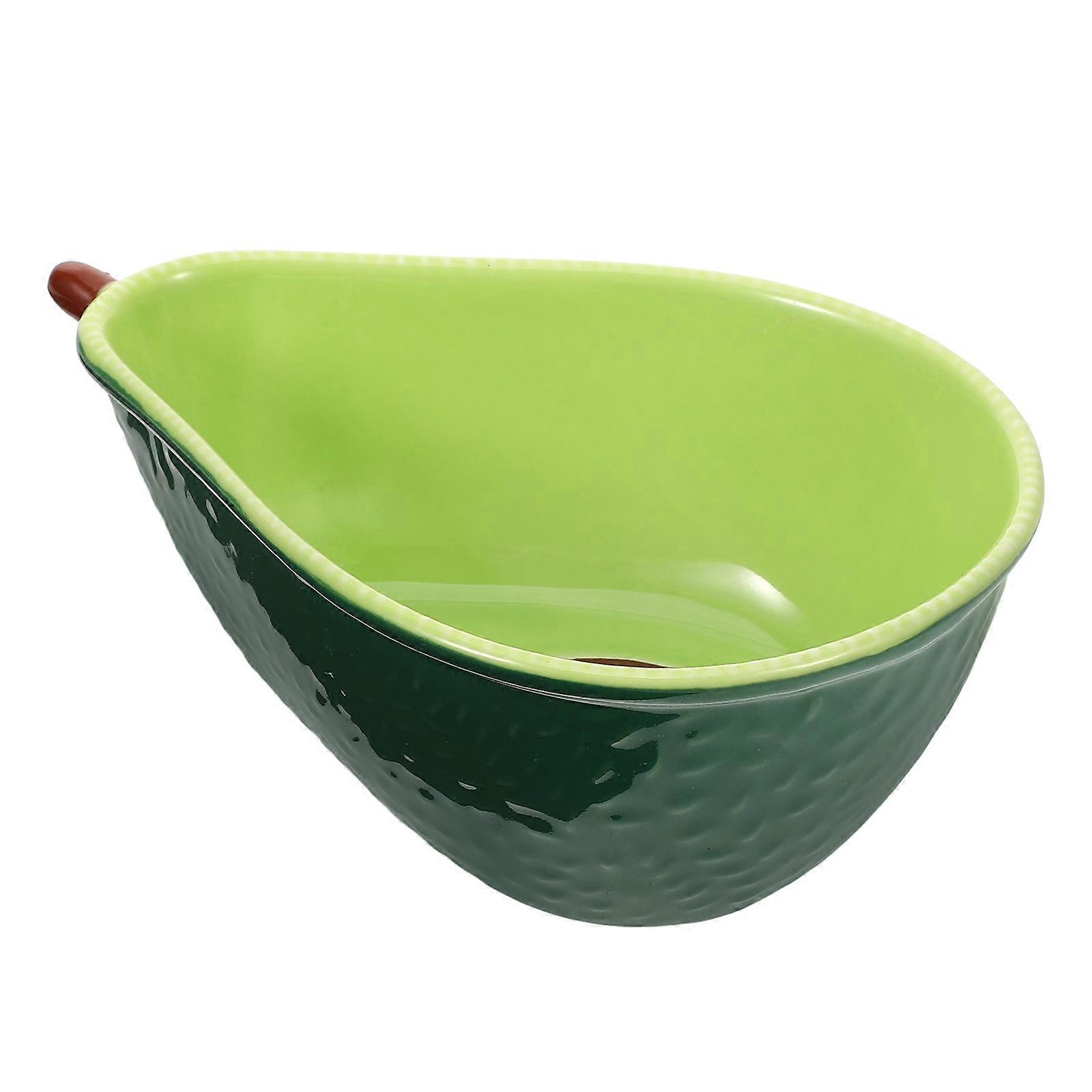 Fruit Bowl Avocado Shape Households 1Set