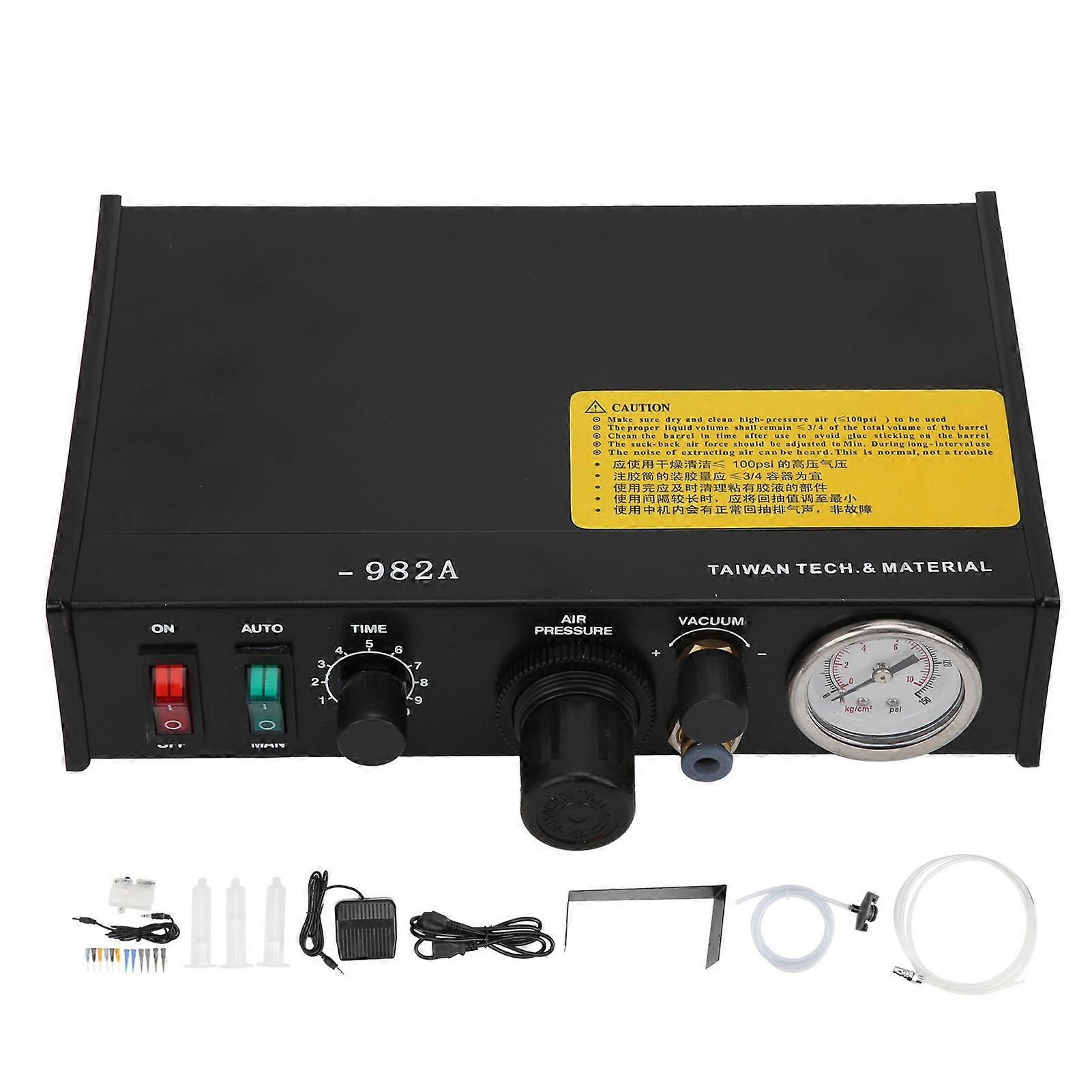 Glue Dispenser Automatic Glue Filling High Accuracy Dispensing Controller AC220‑240V 982A