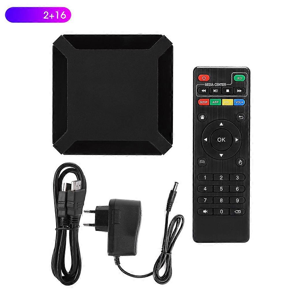 X96Q H313 WIFI Network Media Player Home Theater TV Set Top Box for Android 10.0 100‑240V
