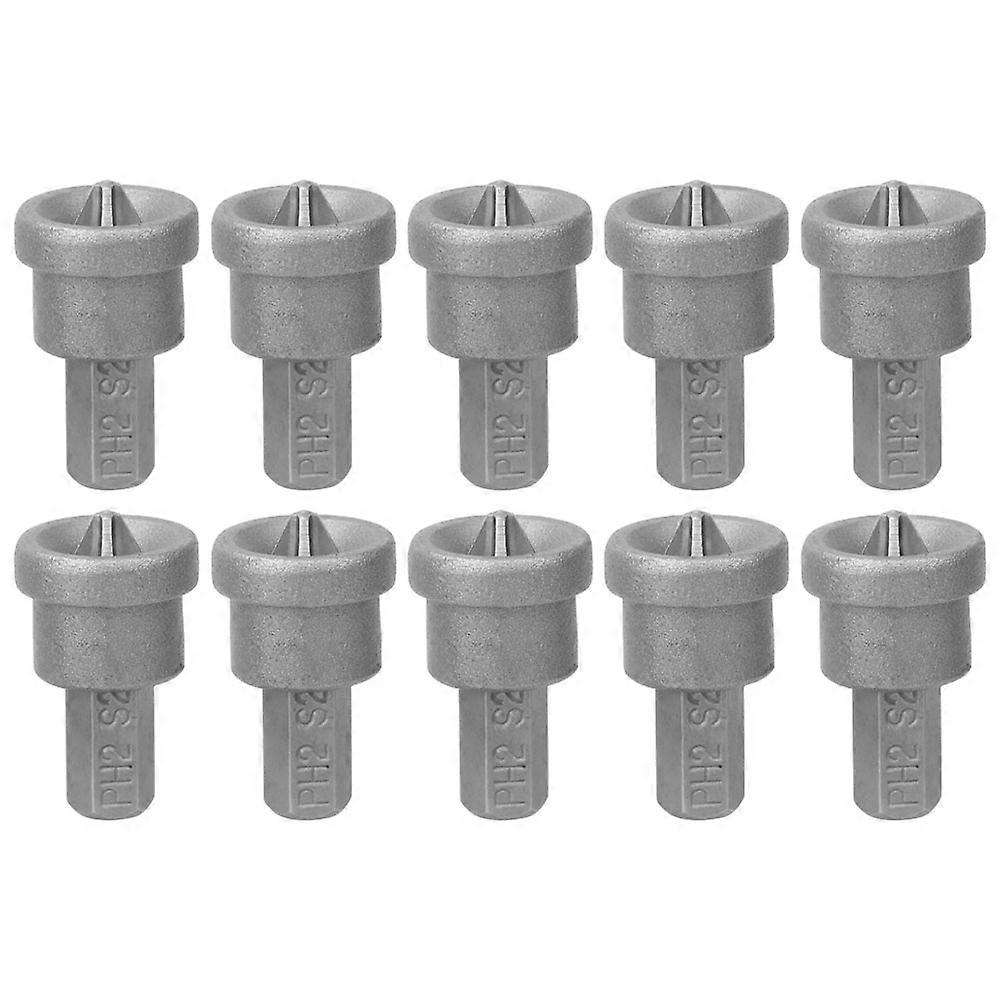 10pcs Drywall Magnetic PH2 Bits for Plasterboard Screw Depth Stop Limit