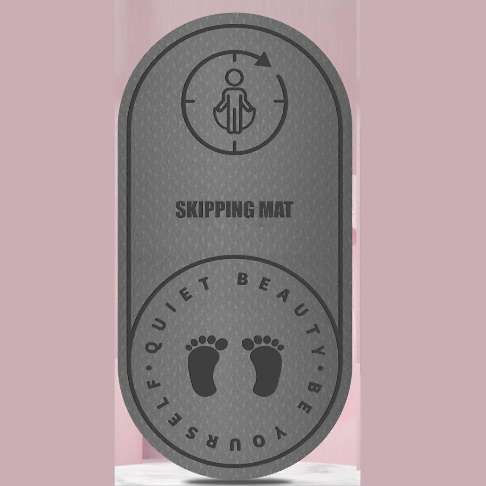 TPE Jump Rope Mat Sound Insulation Home Yoga Mat Shock Absorption Fitness Exercise Mat