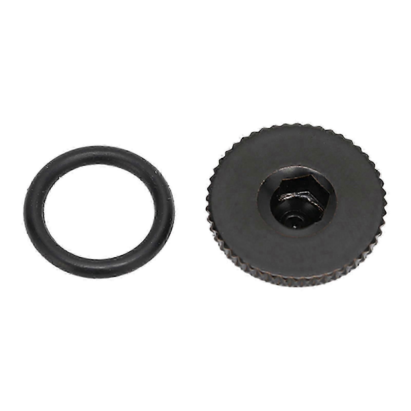 Water Cooling Compression Fitting Computer Water Cooling System G1/4 Thread Hexagonal Brass Ultra Thin Water Stop Plug Black hwy