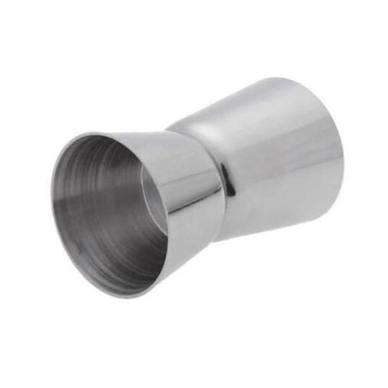 Steel Double Single Shot Measure Jigger Spirit Bar Cocktail J0Z5