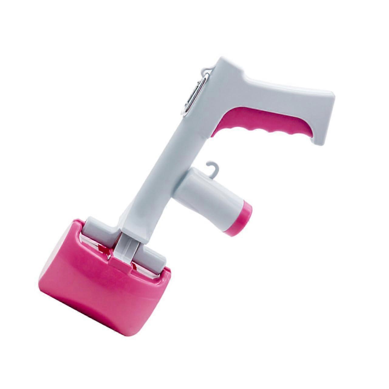 Poop Scoop Portable Poop Shovel with Long Handle Cleaning Tool Plastic for Pets Cat Dog for Outdoor Use Easy to Use and Durable Rosy