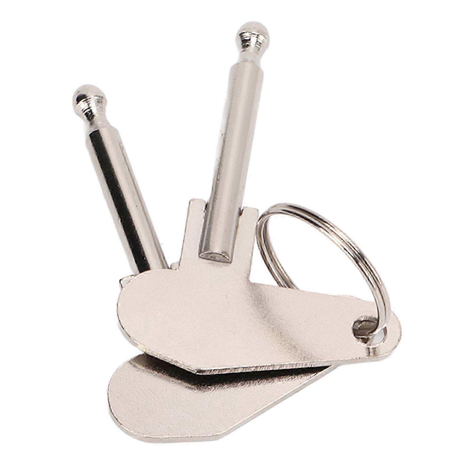 2pcs Ignition Key Metal 5mm Diameter Vintage Universal for Tractors and Excavators
