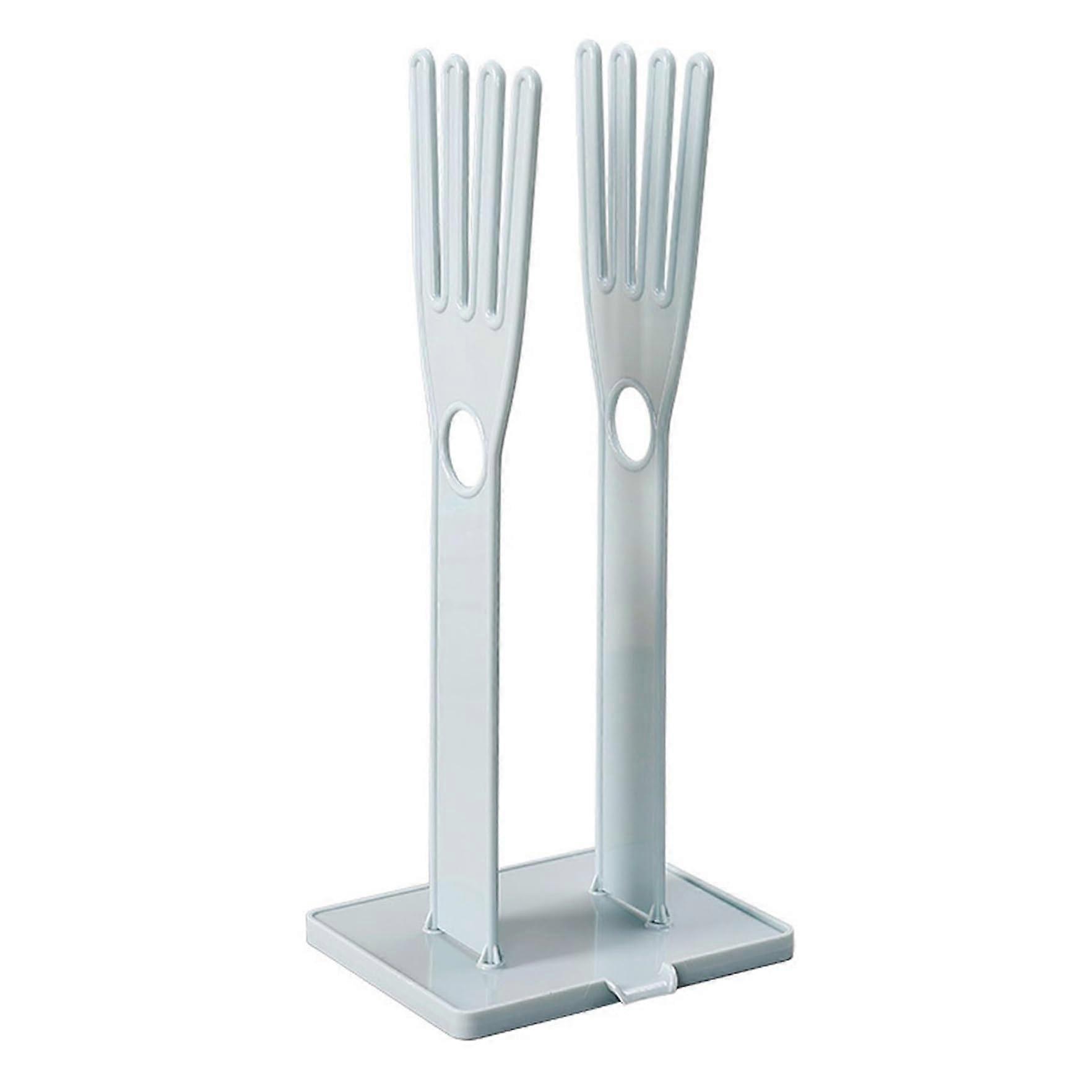 Glove Dryer Stand, Reusable Removable Plastic Holder, Kitchen Gloves, Towels, Wet Wipes, Water Drain Base, Easy Install