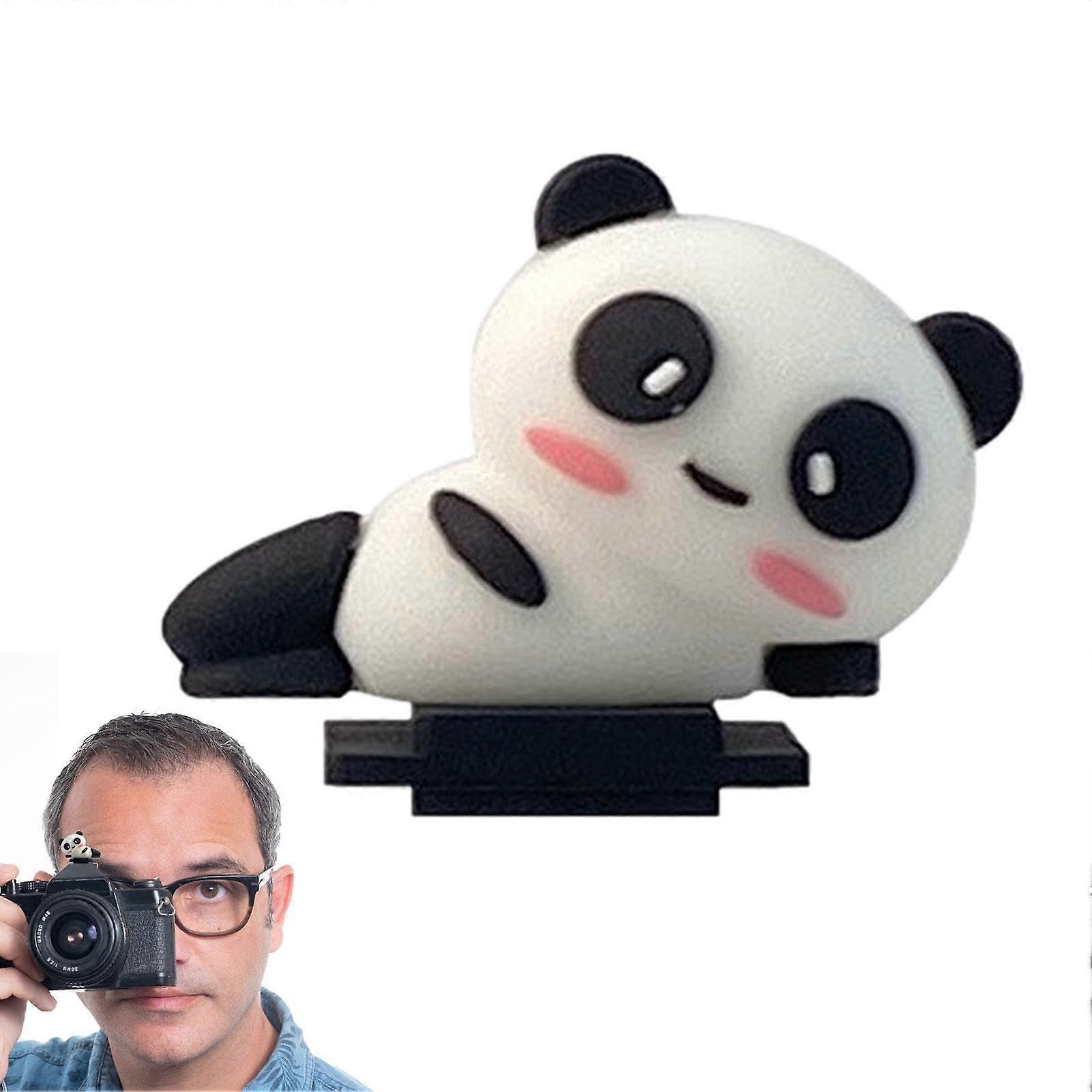 Cartoonstyle flash shoe protective caps, cute camera protection, easy to install, for DSLR Panda.