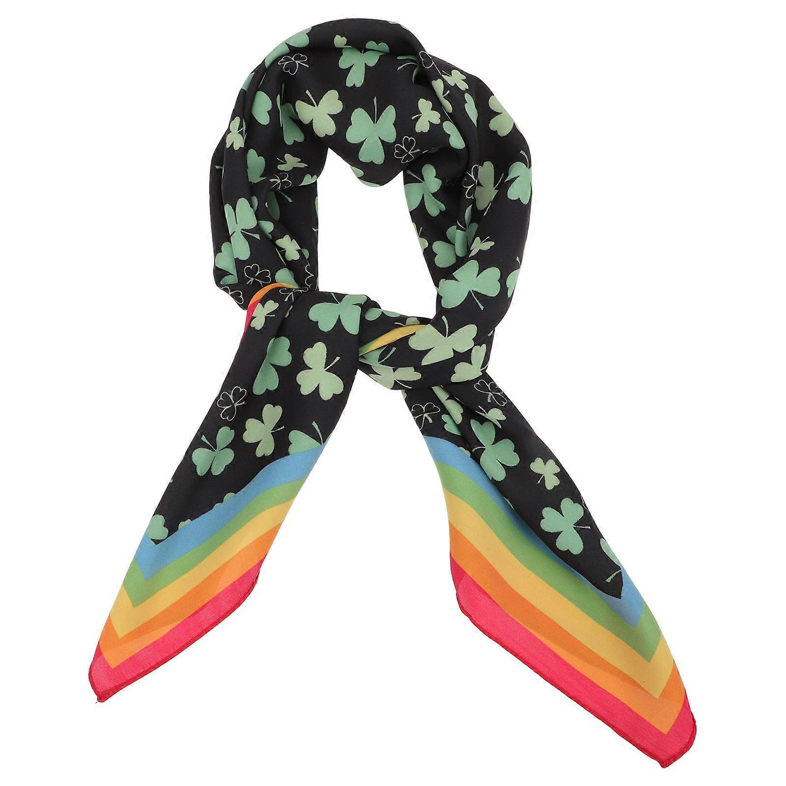 Imitated Silk Women Headband for Festival Multi Color Smooth Texture and Durable 7 Inches Wide