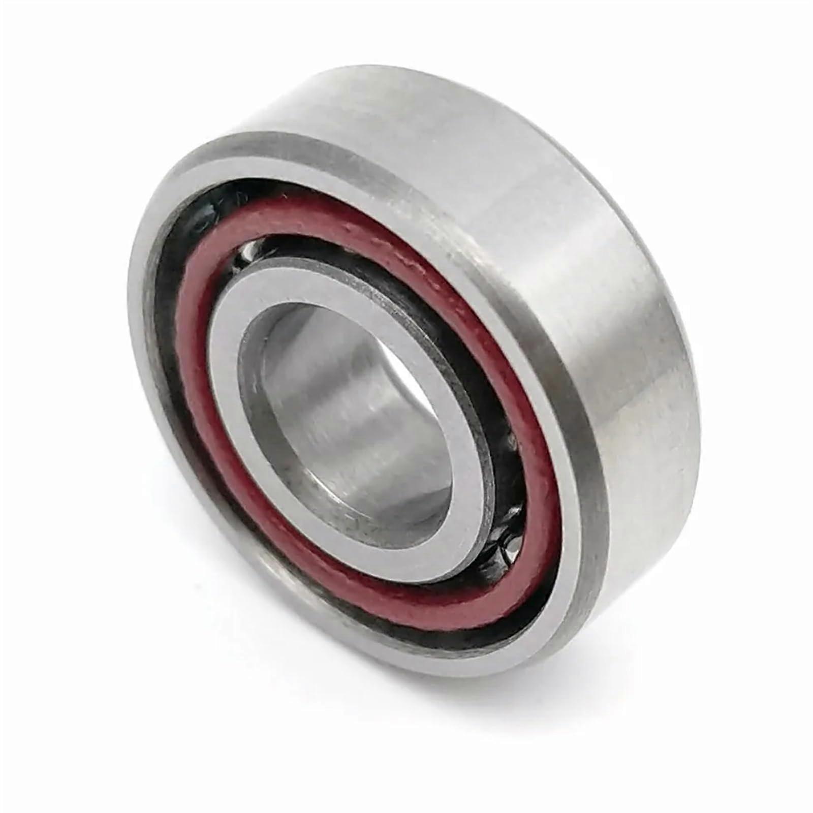 1 piece 796 796AC/P5 6 x 15 x 5 angular contact ball bearing, ABEC5, metric, 6mm inner diameter, 15mm outer diameter, 5mm width, single row, open.
