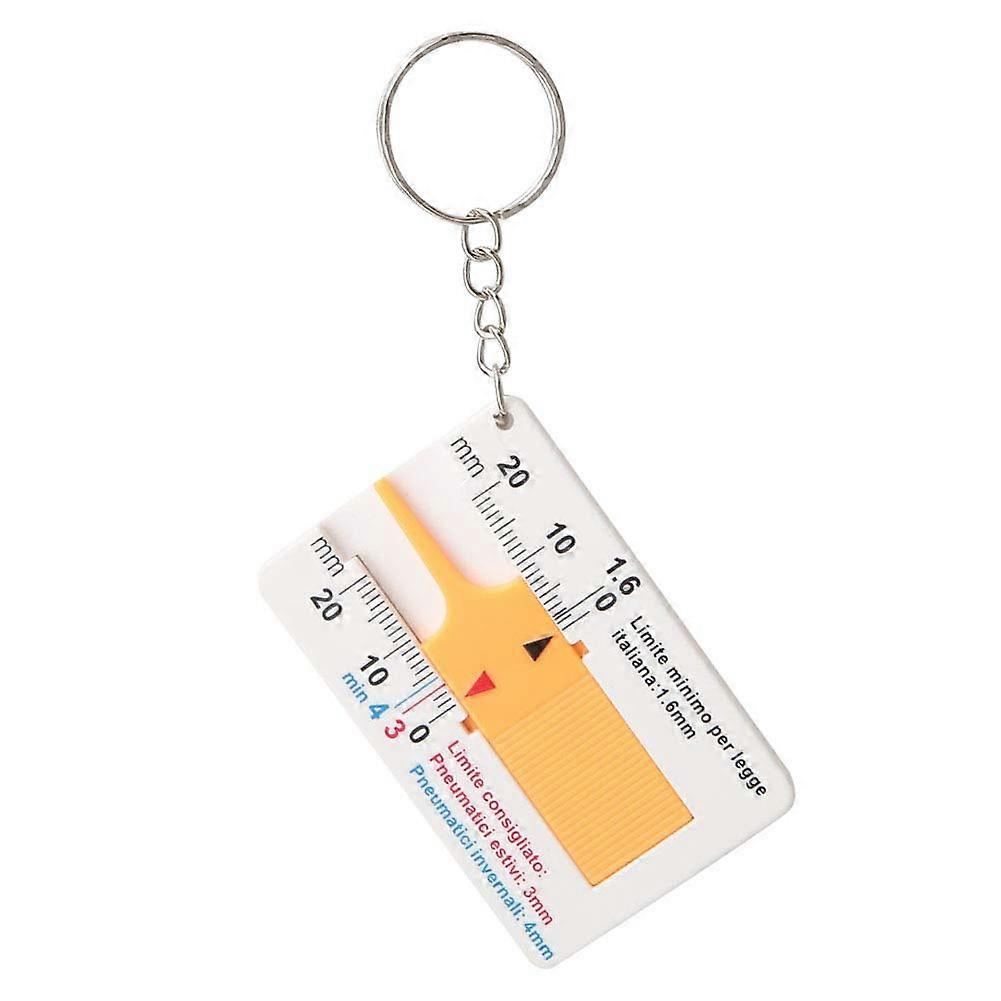 Tire Depth Vernier Caliper, High Precision 0-20mm Tyre Depth Gauge for Measuring Tire Thread Depth and Angle