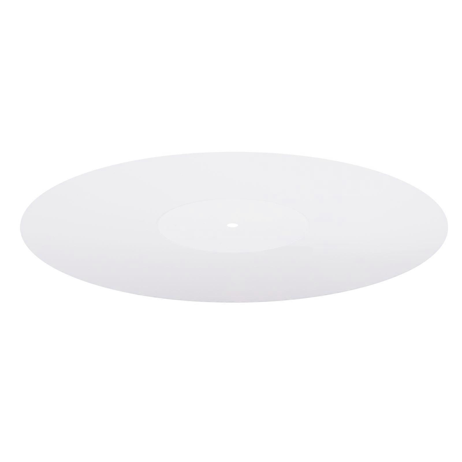 Vinyl Record Protective Pad for Home Use Acrylic AntiStatic Record Mat in White 1pc
