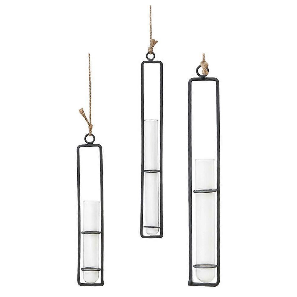 Creative Hydroponic Plants Transparent Glass Vases Home Decors 3Pcs