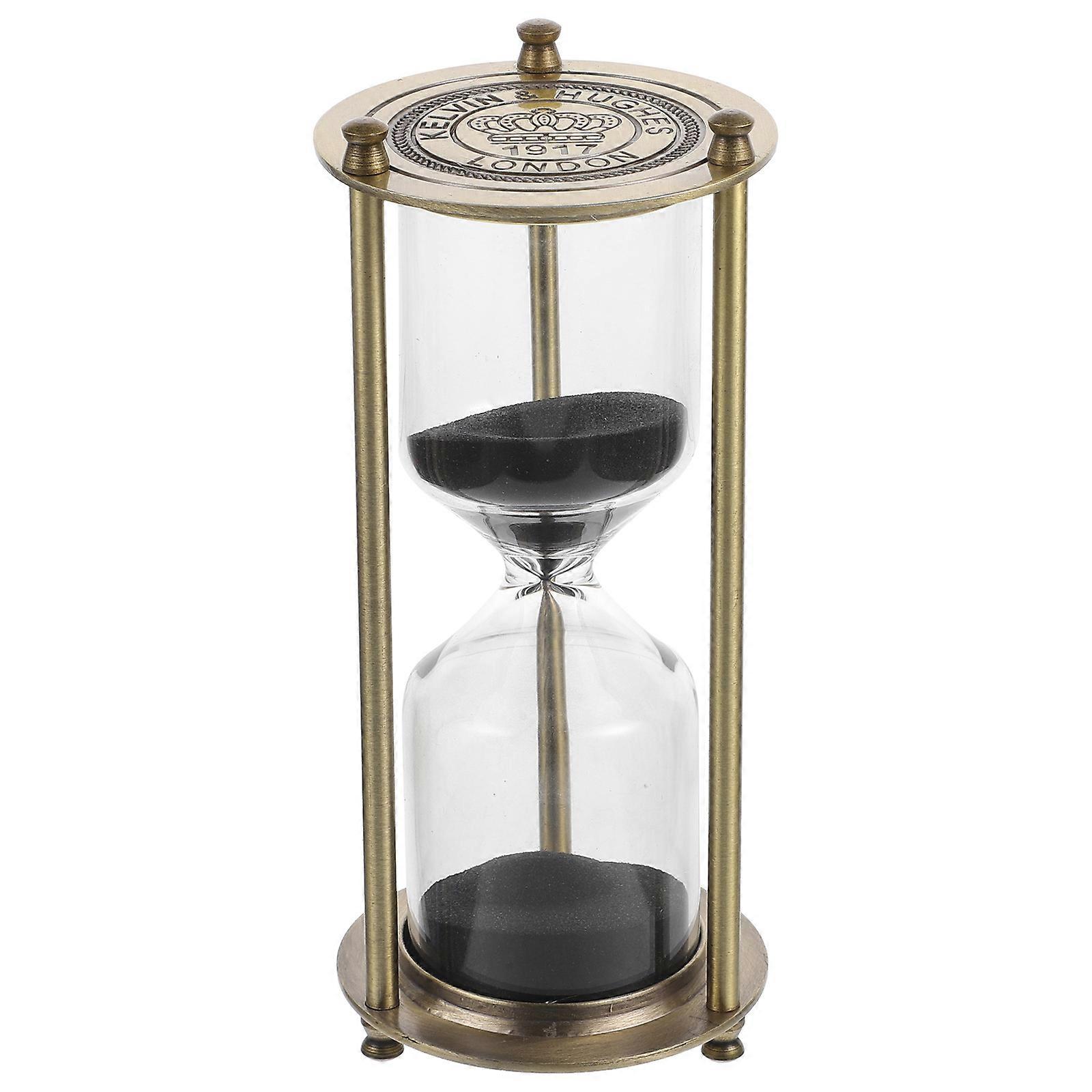 Tabletop Sand Timer Small Sand Timer Adults Birthday Present 16X7X7CM Vintage Style 1 Piece