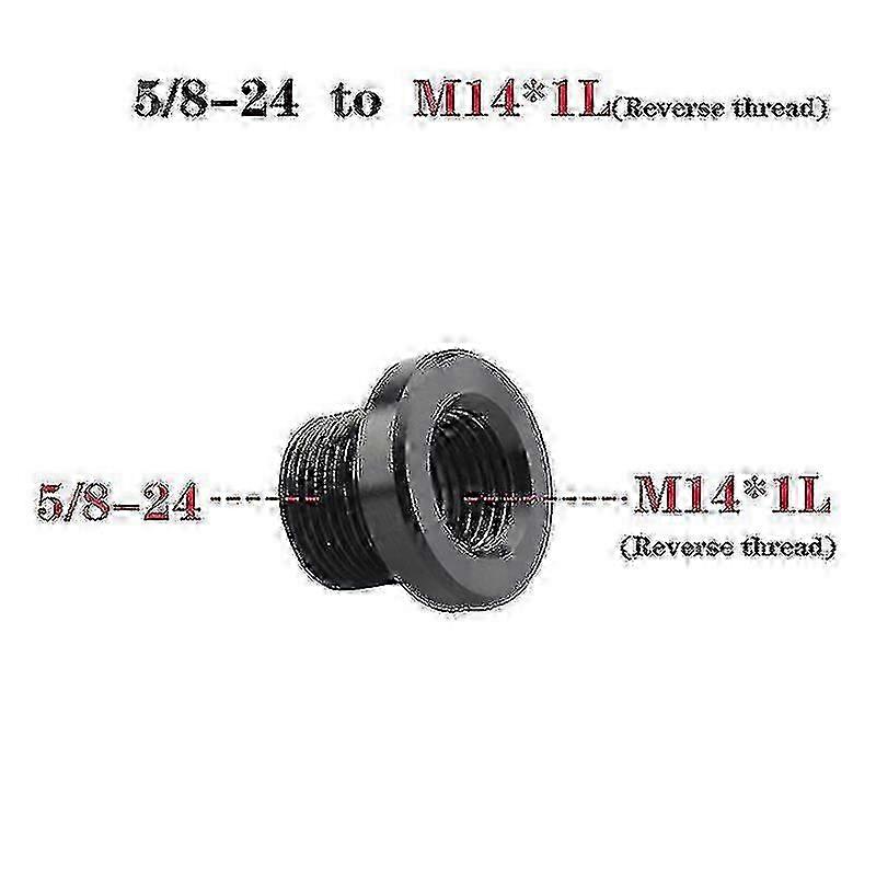 5/8"-24 to M14x1.5 Adapter for Rifle Barrel Thread