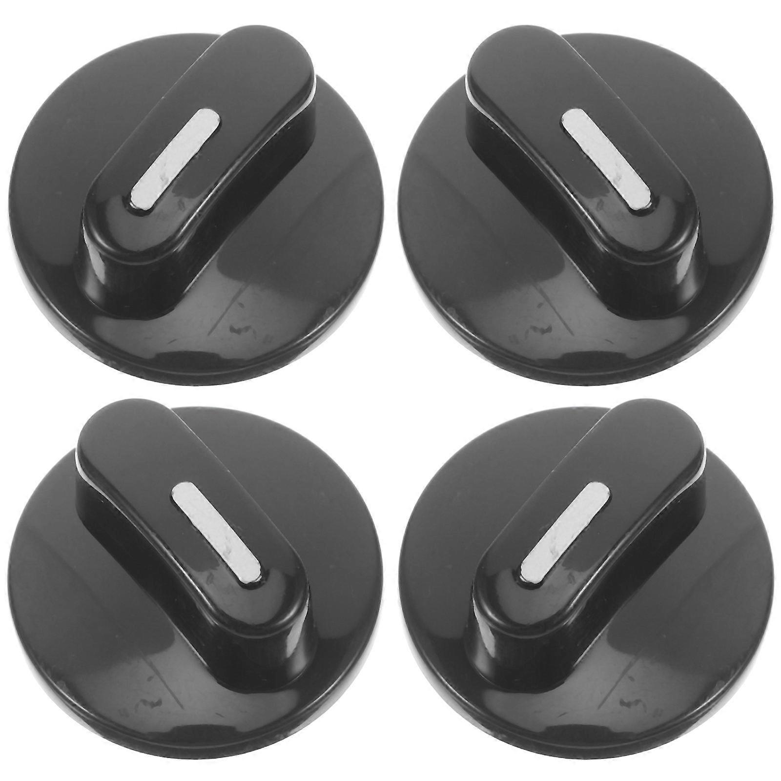 Control Knobs Replacement Electric Stove Knobs Oven Control For Home Users 4Pcs Black D-Shaped Half-Shaft High-Temperature Resistance