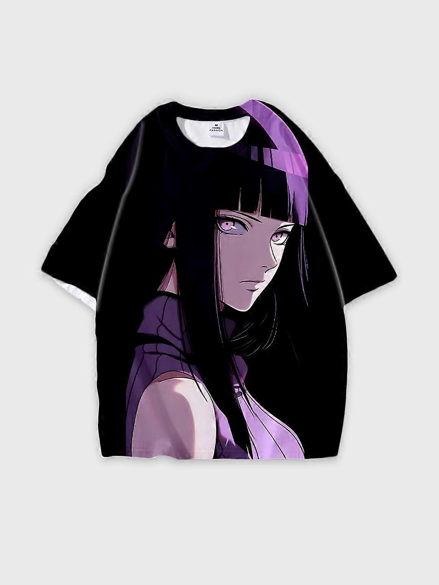 T-shirt round neck Role Pattern loose short sleeve D1573