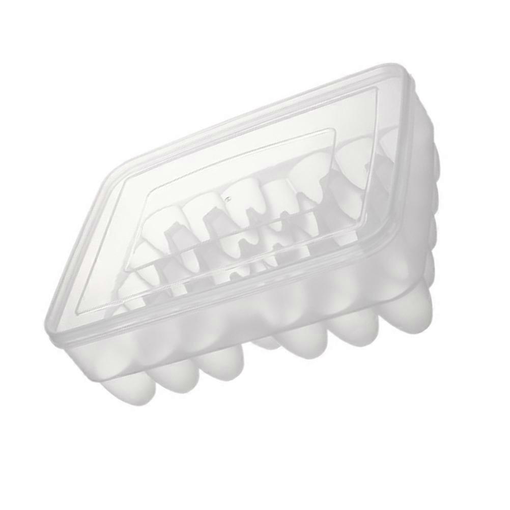 Plastic Egg Holder for Fridge Household Egg Tray with 34 Grids for Storage Box