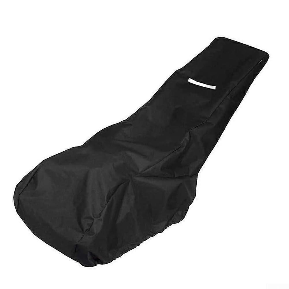 Lawn mower cover made of durable 210D polyester, with windproof buckles for a secure fit.