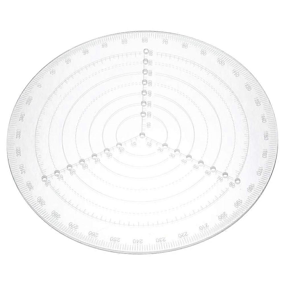 Circle Center Tool for Woodworking Made of Acrylic Transparent and Durable Suitable for Various Materials