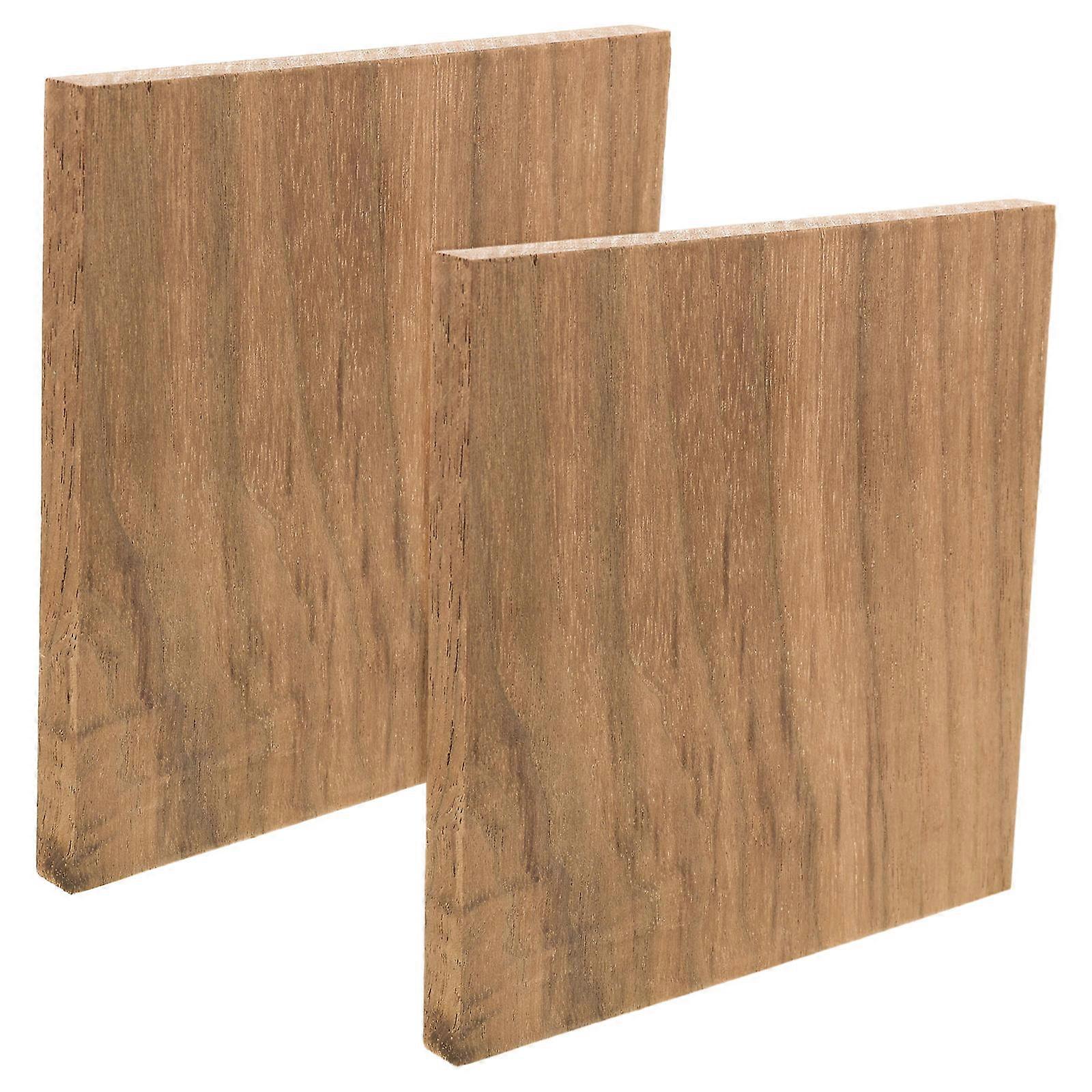 Wooden Blocks for Crafts Thickened Black Walnut Wood DIY Carving Set Natural Safe Material Smooth Finish Light Brown